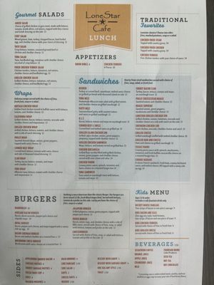 Menu photo 5 Lone Star Cafe Keller, TX