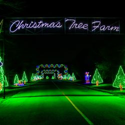 Lights of Joy Christmas Drive-Thru - One of the new section for 2023 at Lights of Joy.