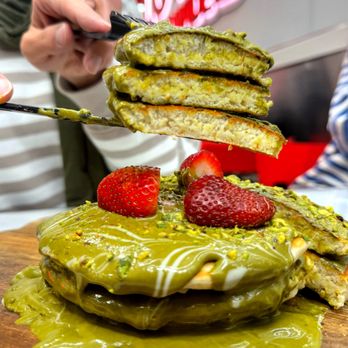 Juice Time - Pistachio Pancake - Juice Bars & Smoothies Near Me - Naperville, Illinois Juice Time - Pistachio Pancake - Juice Bars & Smoothies Near Me - Naperville, Illinois