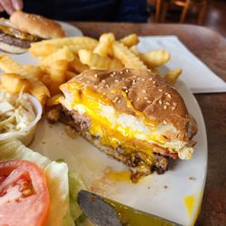 Manny's Texas Weiner - Jersey burger cooked to perfection and juicy. Egg was amazing.