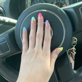K-Nails - rainbow nails! - Nail Salons Near Me - Fargo, North Dakota