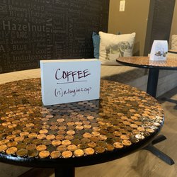Coffee Beanery - Flint - Penny tables!
