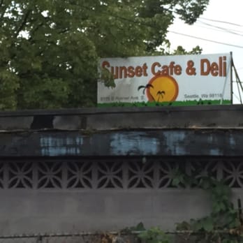 Sunset Cafe - The sign - Ethiopian Near Me - Seattle, Washington