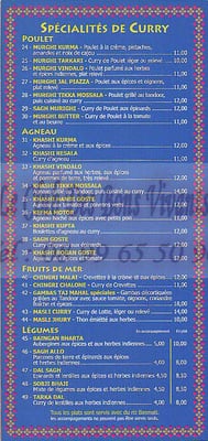 Menu photo 3 Le Taj Mahal Le Mans, 72 Menu photo 3 Le Taj Mahal Le Mans, 72