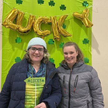 Donut King - Victoria Hennessey and her dayhab staffer. - Donuts Near Me - Wasilla, Alaska