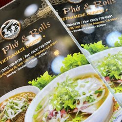 K5 Pho & Rolls - Menu