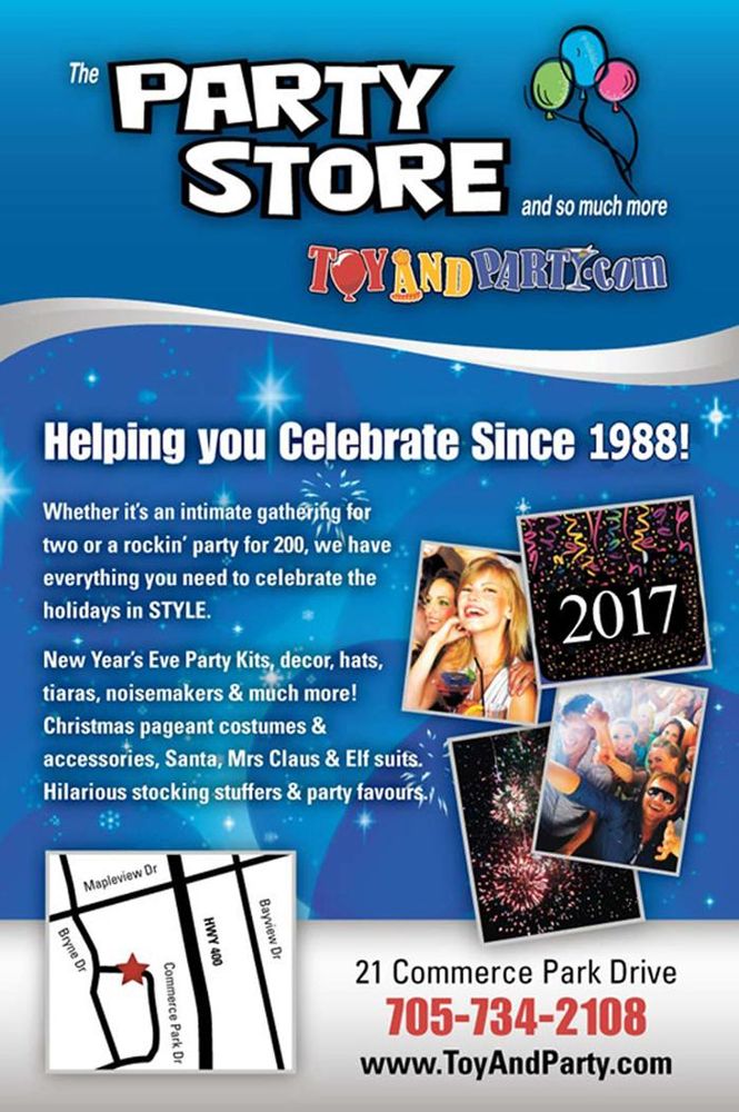 THE PARTY STORE Updated August 2024 Request a Quote 21 Commerce Park Drive, Barrie