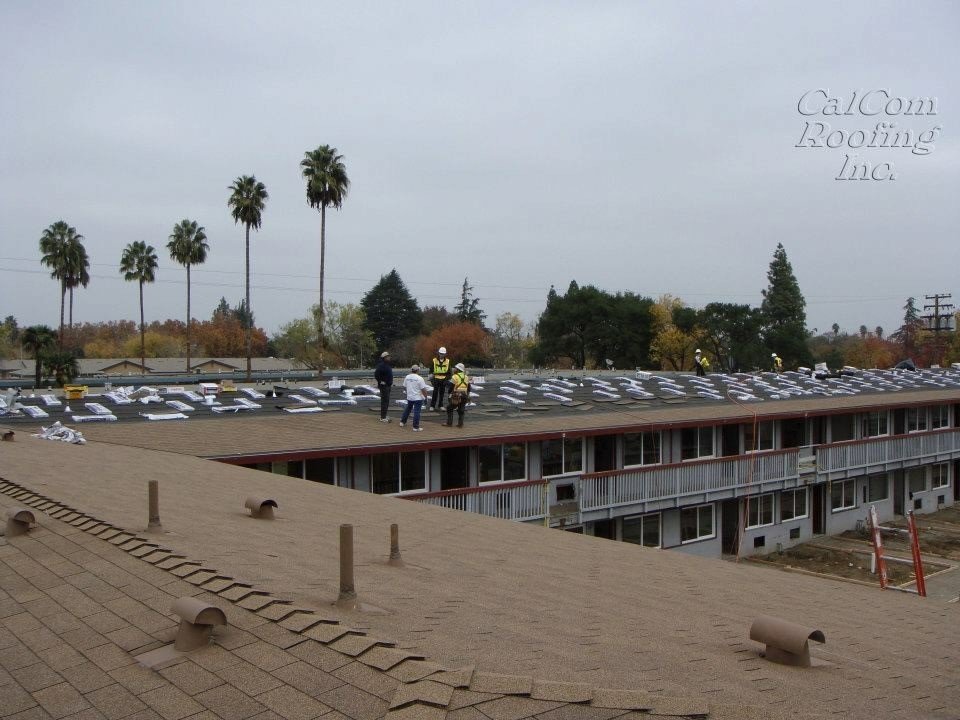 Slide of Calcom Roofing