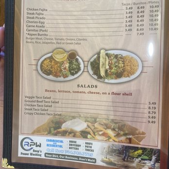 Aspen Street Grill - a menu for mexican food - Burgers Near Me - Lincolnton, North Carolina Aspen Street Grill - a menu for mexican food - Burgers Near Me - Lincolnton, North Carolina