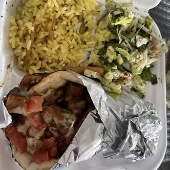 Churrasco Grill - Chicken shawarma plate - Mediterranean Near Me - Fresno, California