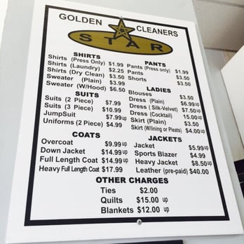 Golden Star Cleaners - Laundry Services Near Me - Chino, California Golden Star Cleaners - Laundry Services Near Me - Chino, California