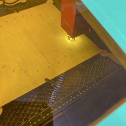 Laser engraving a project