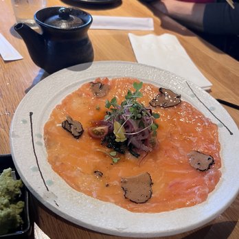 Robata Wasa - Salmon carpaccio - Sushi Bars Near Me - Irvine, California Robata Wasa - Salmon carpaccio - Sushi Bars Near Me - Irvine, California