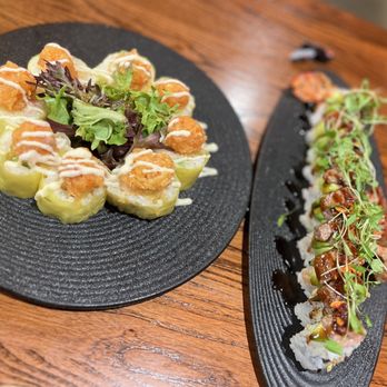 Fujiya - Pyramid (left), Gucci roll (right) - Japanese Near Me - Elk Grove, California Fujiya - Pyramid (left), Gucci roll (right) - Japanese Near Me - Elk Grove, California