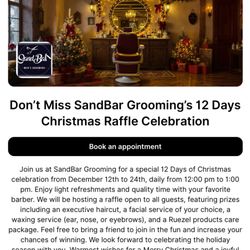 Sandbar Grooming - Network event