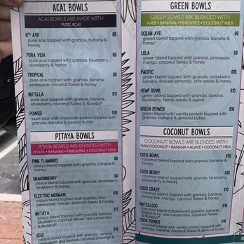 Playa Bowls - Menu - Acai Bowls Near Me - Cherry Hill, New Jersey Playa Bowls - Menu - Acai Bowls Near Me - Cherry Hill, New Jersey