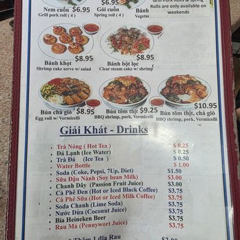 Van's Restaurant - Menu as of 06/02/2026 - Vietnamese Near Me - Garden Grove, California Van's Restaurant - Menu as of 06/02/2026 - Vietnamese Near Me - Garden Grove, California