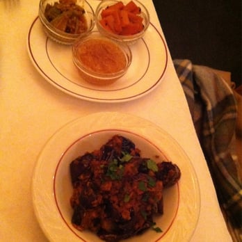 Ajanta - Tandoori Eggplant with various accompaniments - Indian Near Me - Berkeley, California Ajanta - Tandoori Eggplant with various accompaniments - Indian Near Me - Berkeley, California