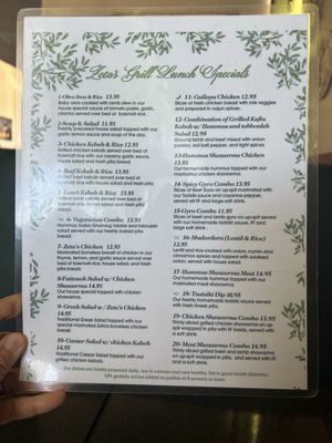 Menu photo 1 Zeta's Grill Avondale, AZ Menu photo 1 Zeta's Grill Avondale, AZ