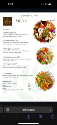 Menu photo 2 Magnolia Thai Milwaukie, OR Menu photo 2 Magnolia Thai Milwaukie, OR