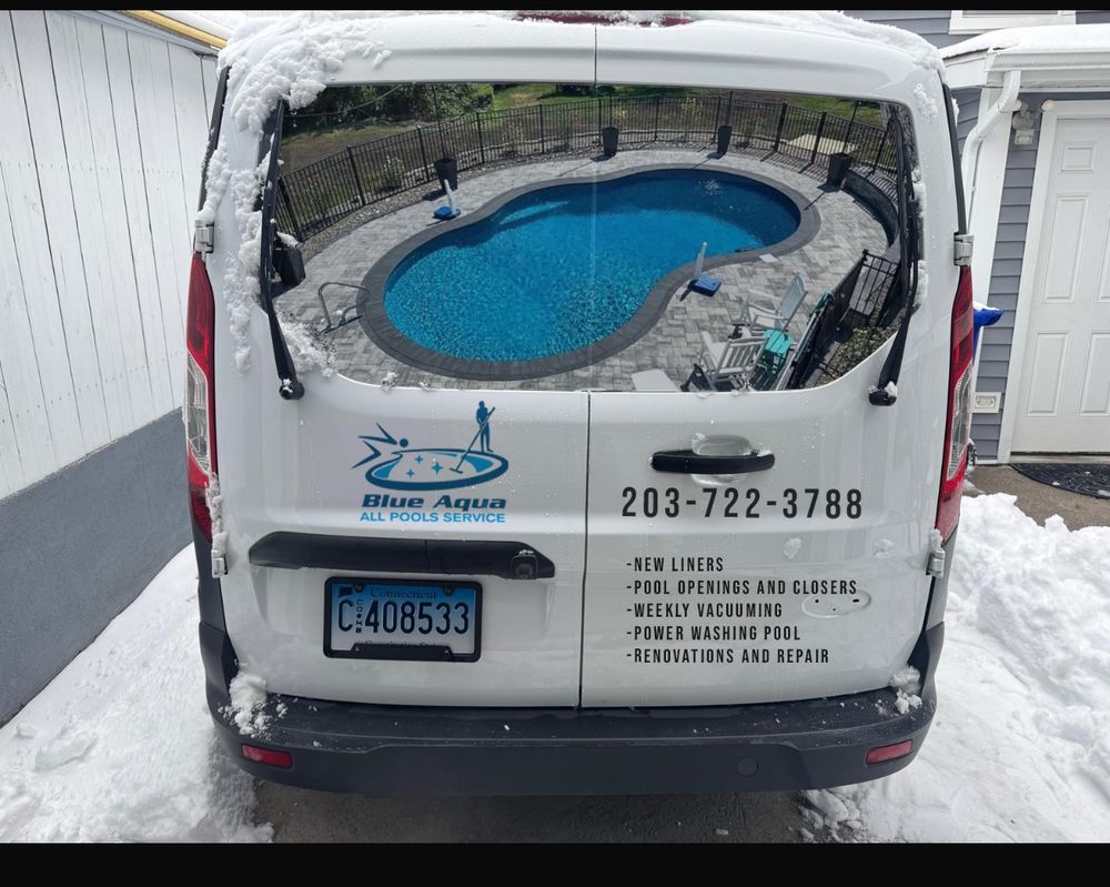 Slide of Blue Aqua Pools Spa