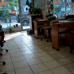 Inside of nail salon