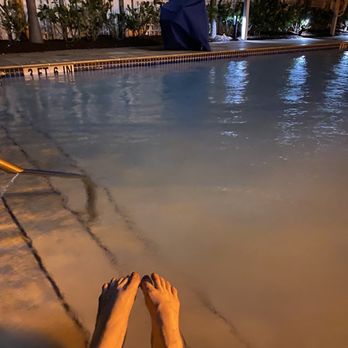 Wyndham Deerfield Beach Resort - Nice and quiet at the pool at night. - Hotels Near Me - Deerfield Beach, Florida