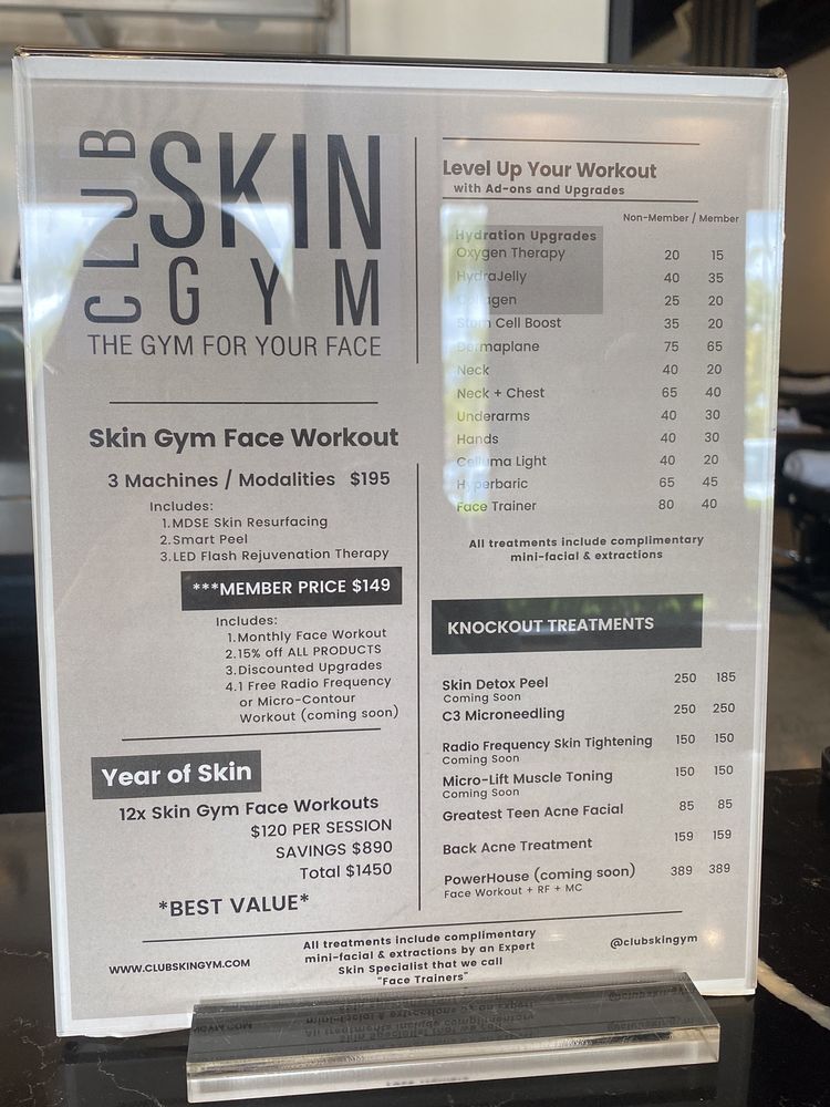 CLUB SKIN GYM 2027 W Bullard Ave, Fresno, California Skin Care