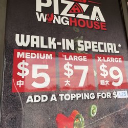 Supreme Pizza & Wing House - Menu - Pizza Walk-In Special
