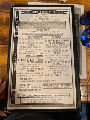 Menu photo 6 Anthony's Derailed Bryson City, NC