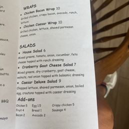 Menu Menu