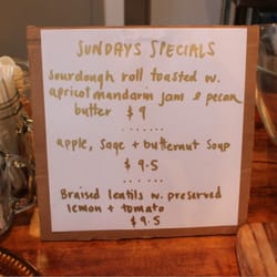 Mondays Wholefoods - Some of the goodies on the Mondays menu