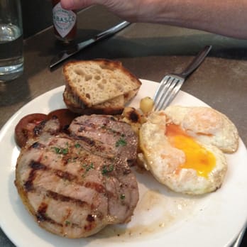 Lovina - Pork chop n eggs. - New American Near Me - Calistoga, California