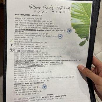 Hellen's Family - Menu 2 - Vietnamese Near Me - El Centro, California Hellen's Family - Menu 2 - Vietnamese Near Me - El Centro, California