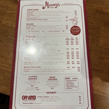 Mooney’s Pizza - Menu - Pizza Near Me - Long Beach, California Mooney’s Pizza - Menu - Pizza Near Me - Long Beach, California