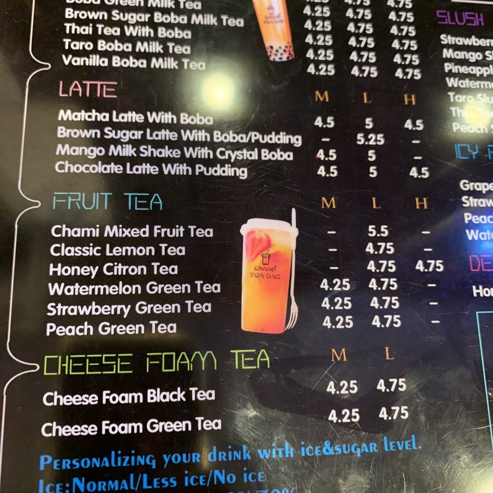 Chami Tea Bar - Bubble Tea Near Me - Whittier, California