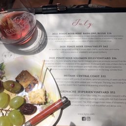 Sample of Wines offerings in July 2023