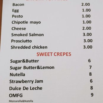 Hi Hello Crepes - Menu - Creperies Near Me - Brooklyn, New York Hi Hello Crepes - Menu - Creperies Near Me - Brooklyn, New York