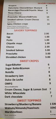 Menu photo 3 Hi Hello Crepes Brooklyn, NY Menu photo 3 Hi Hello Crepes Brooklyn, NY