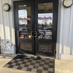 Mugshots Grill & Bar - Fultondale, AL - Front door.