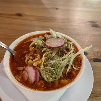 El Axolote - Pozole rojo - my favorite thing there - Mexican Near Me - San Juan, Puerto Rico El Axolote - Pozole rojo - my favorite thing there - Mexican Near Me - San Juan, Puerto Rico