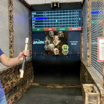 iSmash - Reno - Axe throwing zombie game - Arts & Entertainment Near Me - Sparks, Nevada
