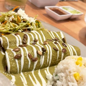 El Alma South - Shrimp enchiladas - Mexican Near Me - Austin, Texas