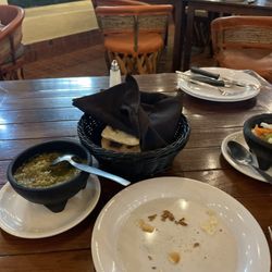Steak Palenque - Not feeling these crisped tortillas, they taste stale & have no flavor