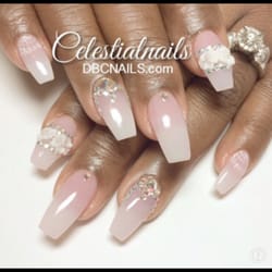 Celestial Nails - My beautiful wedding nails by Celeste of Celestial Nails in Bowie, MD