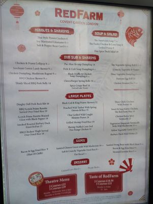 Menu photo 2 Red Farm London, XGL Menu photo 2 Red Farm London, XGL