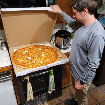 LW Pizza - Bigger than my oven! Lol - Pizza Near Me - Long Beach, California