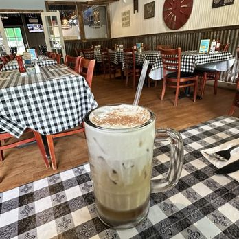 Sweet Mama's - Tiramisu iced latte. Tasty, but not worth $9. I can get a large iced latte from my favorite coffee spot for $2 cheaper! - American Near Me - Stony Brook, New York