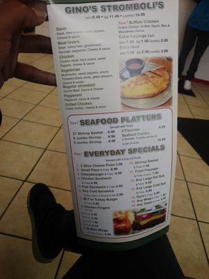 Menu photo 4 Ginos Pizza Wilmington, DE Menu photo 4 Ginos Pizza Wilmington, DE