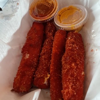 Street to Table - Flamin Hot Cheetos Mozzarella Sticks - Cocktail Bars Near Me - Merrick, New York